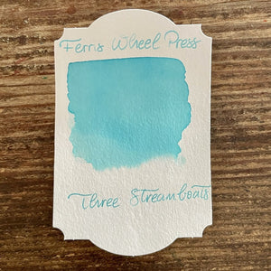 Ferris Wheel Press Three Steamboats Ink