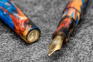 Galen X Studyo Agackakan - Fountain Pen V1 - Peacock Spring