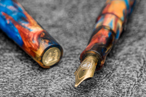 Galen X Studyo Agackakan - Fountain Pen V1 - Peacock Spring