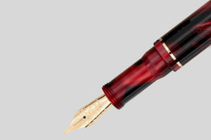 Gioia Alleria Amaranto Fountain Pen Gold Trim