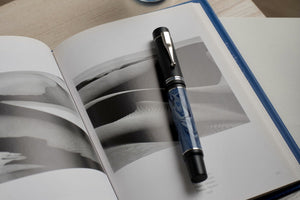 Gioia Alleria Mare Fountain Pen Rhodium Trim