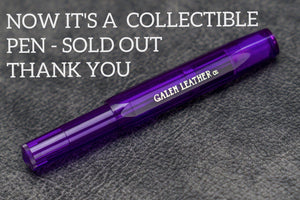 Kaweco Sport Fountain Pen Violet - Galen Leather SE