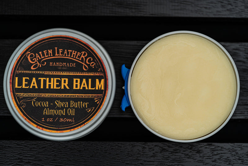 Galen Leather Balm All Natural - 1 oz container