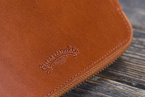 Leather Zippered A5 Leuchtturm1917 Notebook Folio - Brown