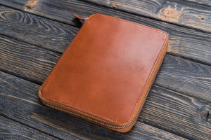 Leather Zippered A5 Leuchtturm1917 Notebook Folio - Brown