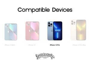Leather iPhone 13 Pro Max (6.7) Hard Back Cover