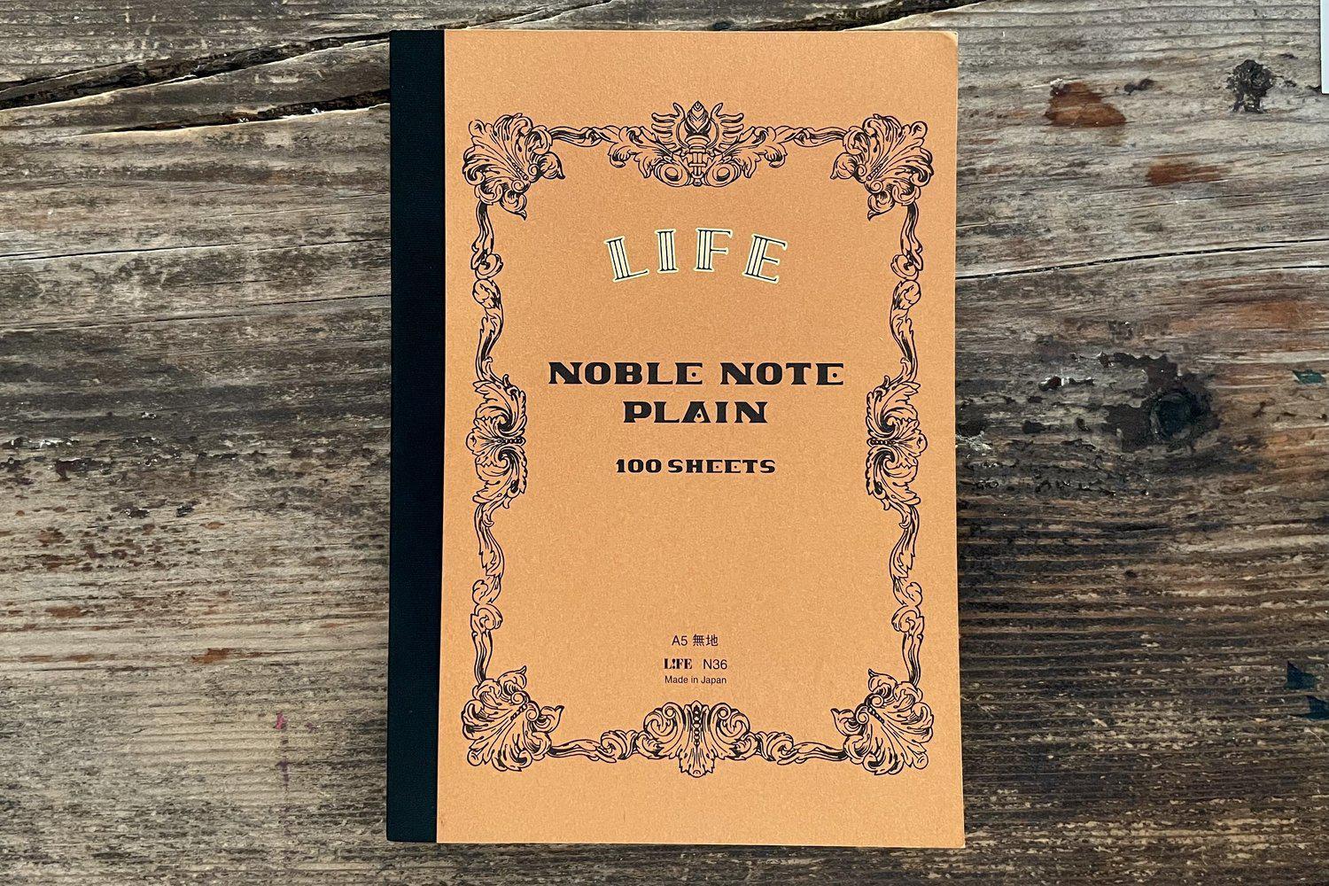 Life Noble Notebook - A5 - Blank - 200 Pages