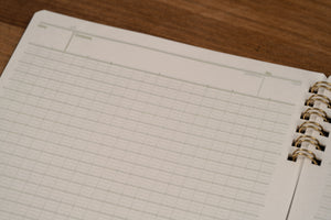 Logical Prime Notebook - W Ring - A5 - 6mm Ruled - 100 Pages