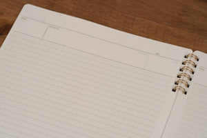 Logical Prime Notebook - W Ring - B5 - 6mm Ruled - 100 Pages