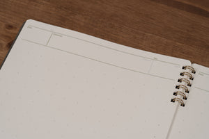 Logical Prime Notebook - W Ring - B5 - Dot Grid - 100 Pages