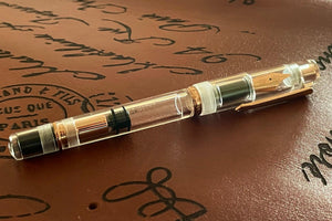Nahvalur X Galen Original Rose Gold Fountain Pen - Demo