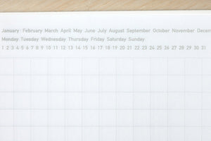 Stalogy 365Days Notebook - B6 - Grid - 368 Pages - Black