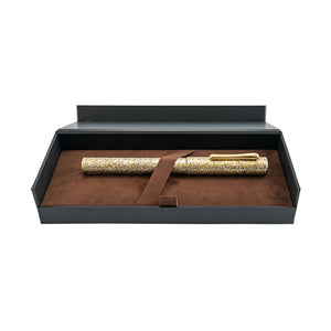 Taccia Granite Stone Fountain Pen - Yellow GT