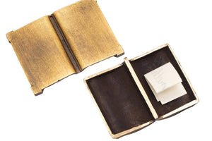 Sepia "Listen to your heart" Brass Pen Stand