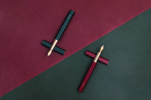 Ystudio Classic Revolve Fountain Pen - Blue