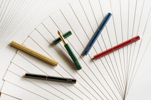 Ystudio Classic Revolve Fountain Pen - Blue