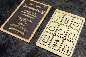 Brass Paper Clip Set