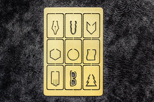 Brass Paper Clip Set