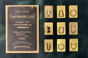 Brass Paper Clip Set
