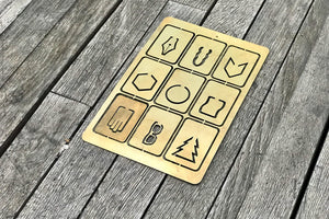 Brass Paper Clip Set