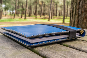 Composition Notebook Cover With iPad Air/Pro Pocket - Blue