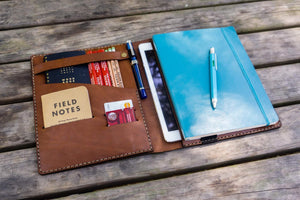 Composition Notebook Cover With iPad Air/Pro Pocket - Brown