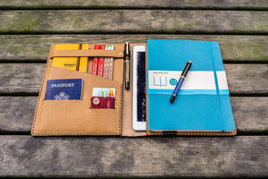 Composition Notebook Cover With iPad Air/Pro Pocket - Natural