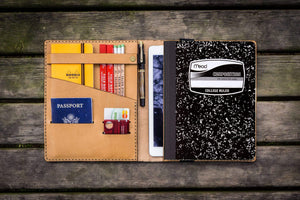 Composition Notebook Cover With iPad Air/Pro Pocket - Natural