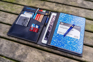 Composition Notebook Cover With iPad Air/Pro Pocket - Navy Blue