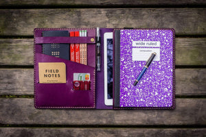 Composition Notebook Cover With iPad Air/Pro Pocket - Purple