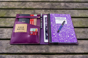 Composition Notebook Cover With iPad Air/Pro Pocket - Purple