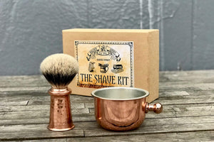 Copper Shaving Brush - Bowl