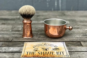 Copper Shaving Brush - Bowl