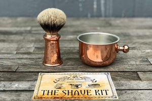 Copper Shaving Brush - Bowl