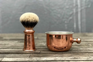 Copper Shaving Brush - Bowl