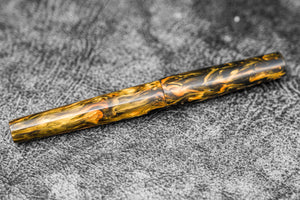 Galen X Studyo Agackakan - Fountain Pen V1 - Black Old Gold