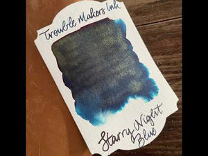 Troublemaker Starry Night Shimmer Blue Ink