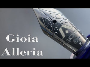 Gioia Alleria Mare Chiaro Fountain Pen Rhodium Trim