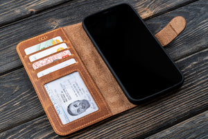 iPhone 12 Mini (5.4") Leather Wallet Case