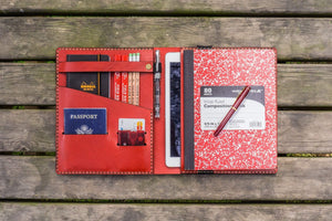 iPad Air/Pro & Extra Large Moleskine Cover - Red