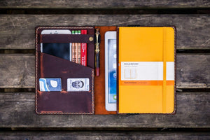 iPad Mini & Large Moleskine Cover - Crazy Horse Orange