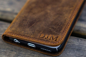 iPhone 5/5s/SE Leather Wallet Case - No.01