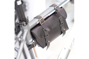 Leather Bicycle CrossBar Bag