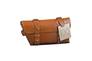 Leather Bicycle CrossBar Bag