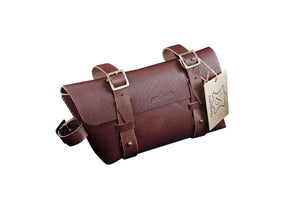 Leather Bicycle CrossBar Bag