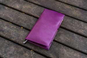 Leather Hobonichi Weeks Cover - Purple