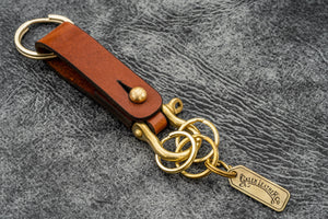 Leather Key Fob - California