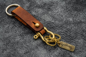 Leather Key Fob - California