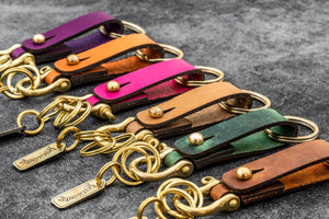 Leather Key Fob - California