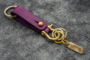 Leather Key Fob - California